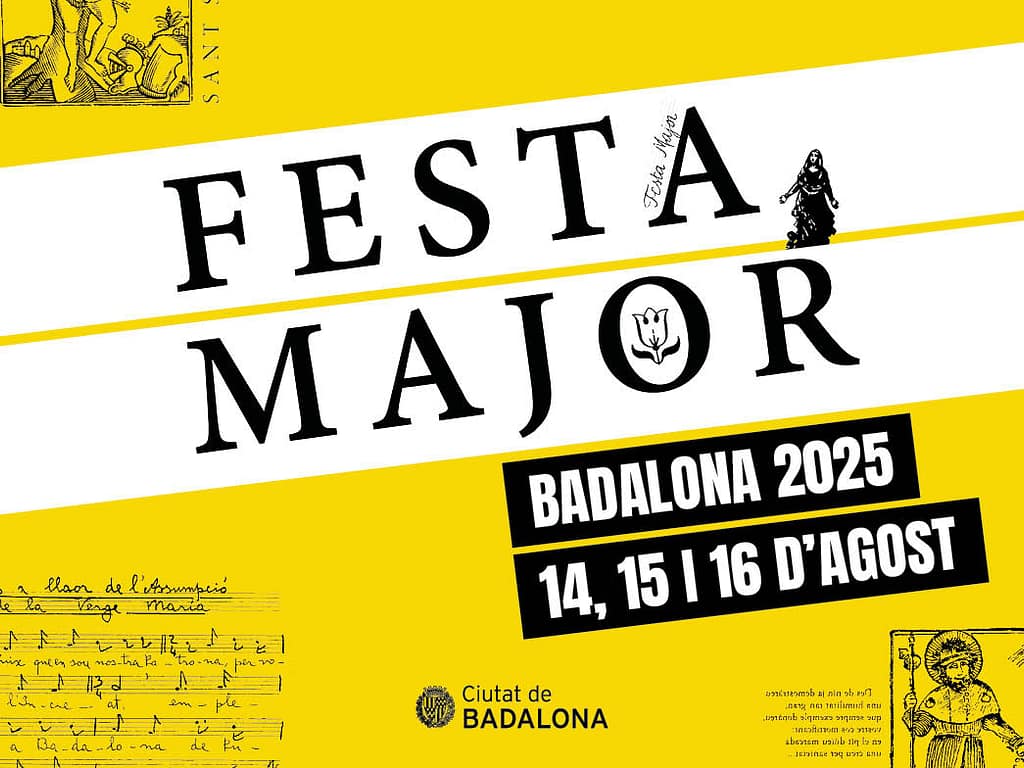 Portada nota de premsa festa major de Badalona 2025